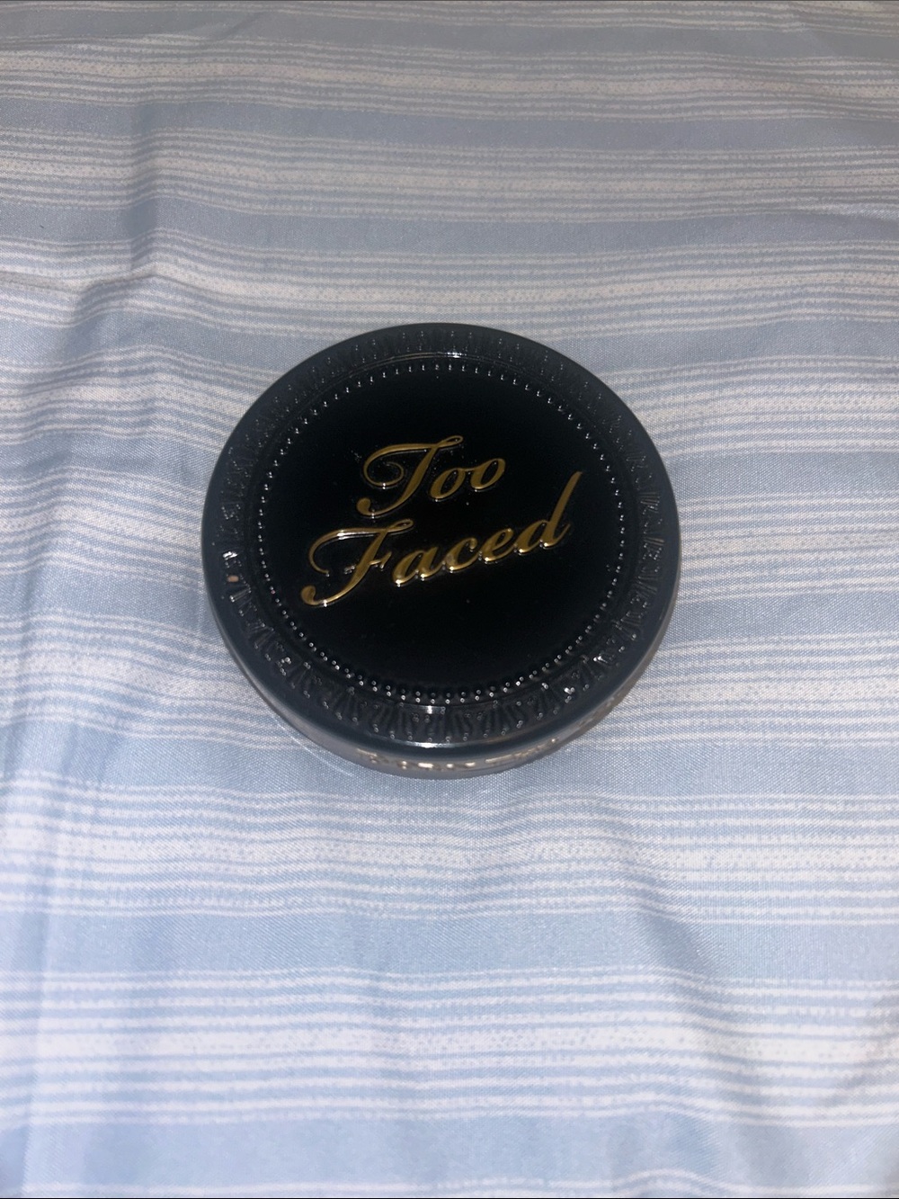 Too Faced Black and Gold Decorative Compact Accent